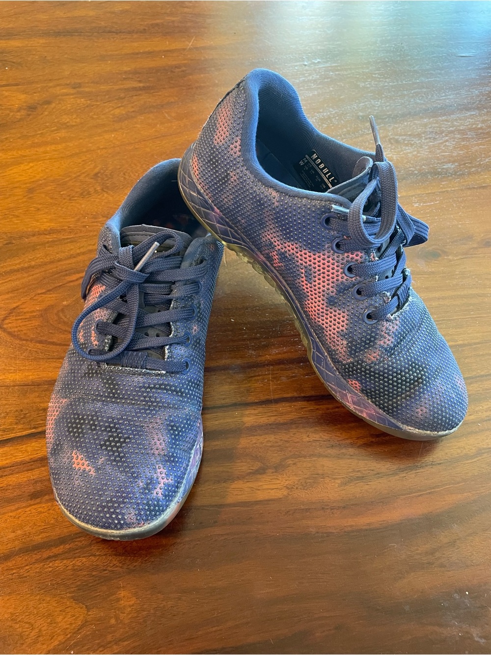 NOBULL Purple Athletic Shoes with Pink Accent